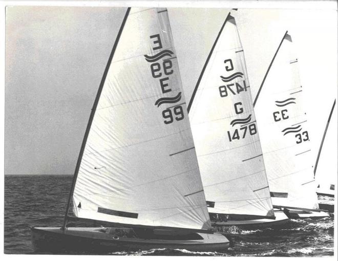 Racing at the 1977 Finn Gold Cup in Palamos ©  Robert Deaves